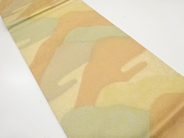 JAPANESE FUKURO OBI / TSUZURE / WOVEN DISTANT MOUNTAINS